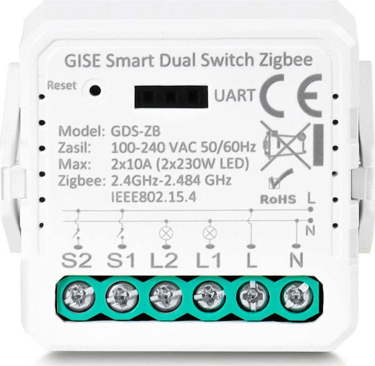 Smart Интелигентен Превключвател ZigBee Без Неутрален