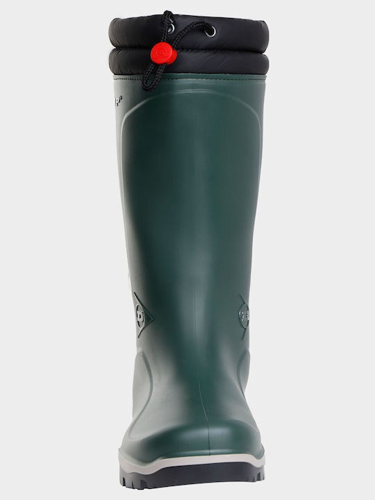 Dunlop Arbeitssicherheitsstiefel mit Fell Grün