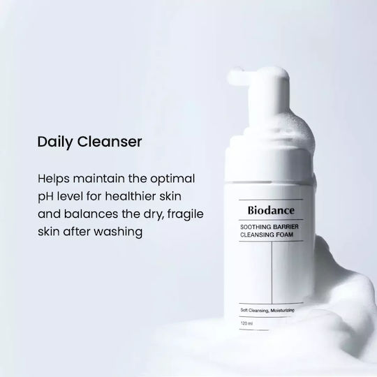 Biodance Biodance Soothing Barrier Facial Cleansing Foam with Soothing and Antioxidant Action 120ml