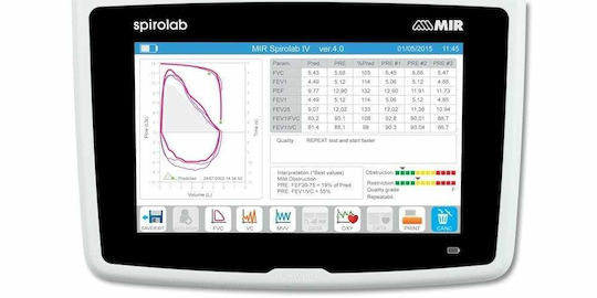 MIR Spirolab Spirometer with 7" Screen & USB / Bluetooth Connectivity