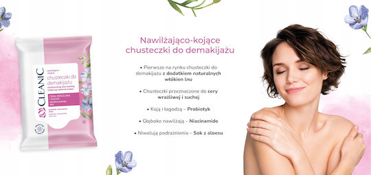Cleanic Face Makeup Remover Wipes for Oil Control