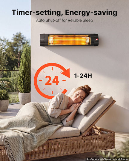 Heater Electric Infrared Heater With Power 2.5kW