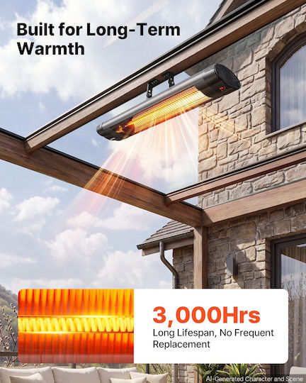 Heater Electric Infrared Heater With Power 2.5kW