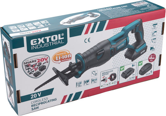 Extol Ferăstrău alternativ 20V Fără perii