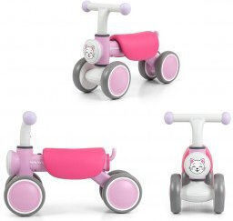 Milly Mally York Αυτοκινητάκι Ride On για 12+ μηνών με Ήχους Ροζ