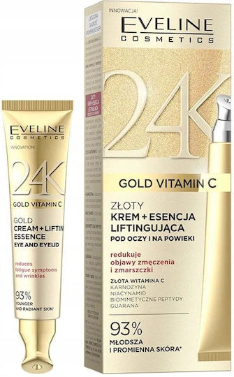 Gold Vitamin C Eye Cream for Regenerating & Anti-Aging 15ml