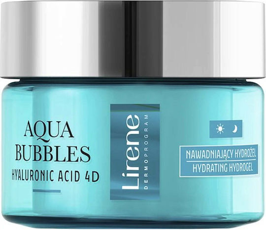 Lirene Aqua Bubbles Хидратиращ Хидрогел Ензимен Гел за Лице 50 мл