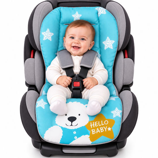 Queen Mother Kinderwagenmatratze Teddy & Star Blau