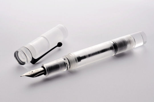 Opus 88 Broad Transparent Fountain Pen with Black Ink