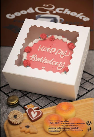 Set mit 5 Boxen 5x5 cm für Kuchen