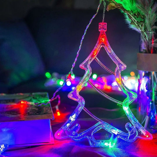 Многоцветни LED Лампички USB Тип Завеса