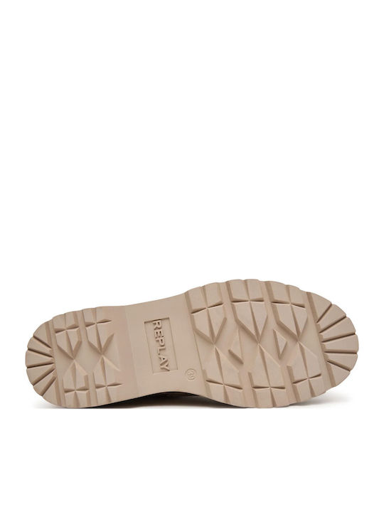 Luisa Flame Damen-Stiefeletten Beige