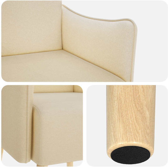 Relax-Sessel Beige 60x65x76 cm Relax-Sessel Beige 60x65x76 cm