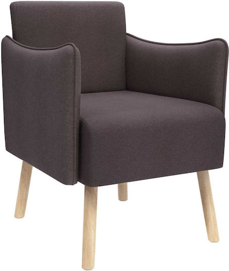 Dark Brown Relax Armchair Dark 60x65x76cm