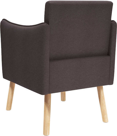 Dark Brown Relax Armchair Dark 60x65x76cm