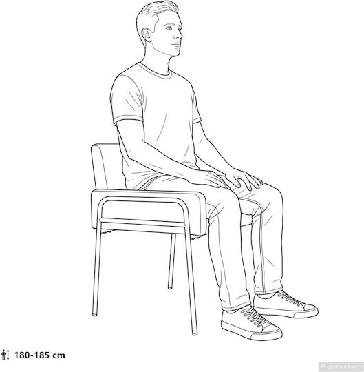 Relax-Sessel aus Kunstleder Dunkelgrau 62x58x73 cm