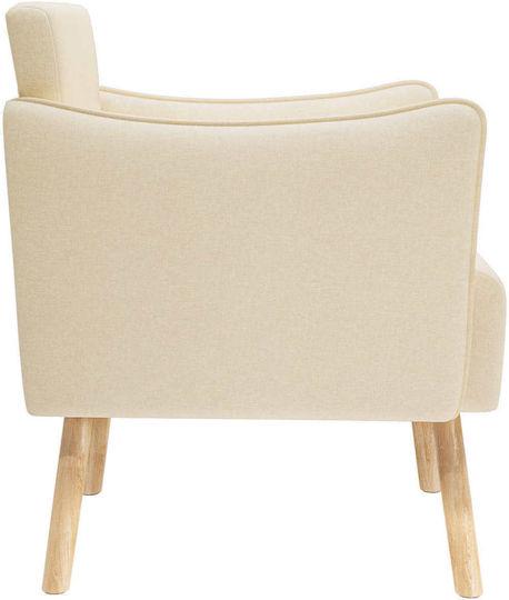 Relax-Sessel Beige 60x65x76 cm
