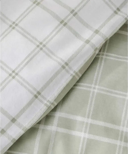 Kentia Jinu Cotton Baby Crib Sheets Set Green 120x170cm 3 Pieces