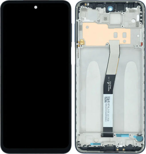 Οθόνη με Μηχανισμό Αφής και Πλαίσιο για Xiaomi Redmi Note 9 Pro (Γκρι)