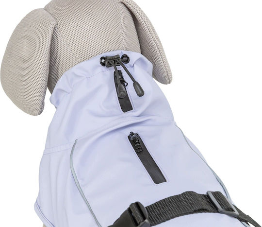 Trixie Vimy Waterproof Purple Dog Coat XL with a Back Length of 70 cm
