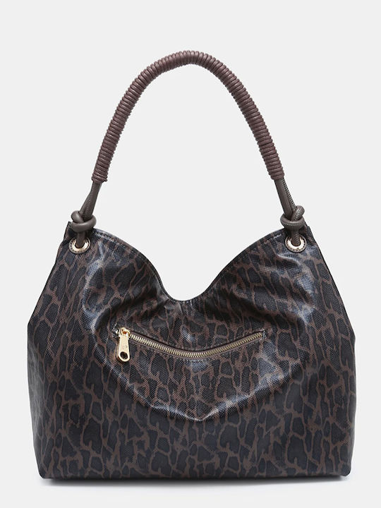 Ellen Damen-Schultertasche Schwarz