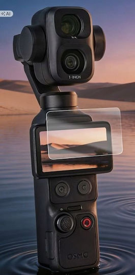 Sunnylife 2x Folie de Protecție pentru Ecran din Sticlă Călită 9h Compatibilă cu Dji Osmo Pocket 4p 4 3 Op4-bhm258-2 Sb12007