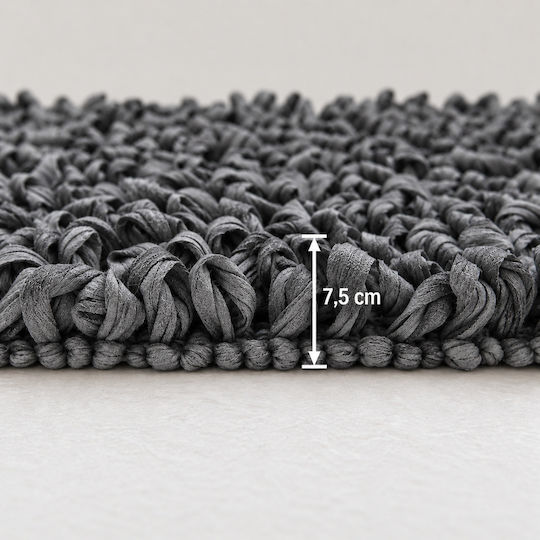 MRShome Wooden Bath Mat DV-0423C15 Dark Grey 50x70cm