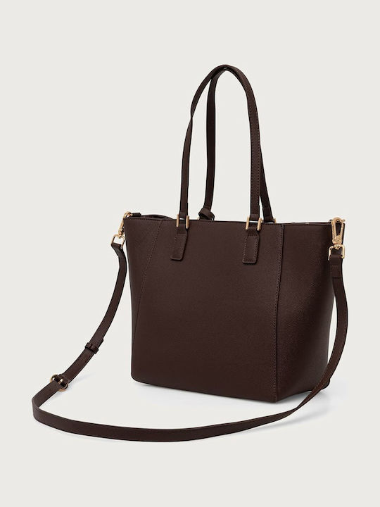 Γυναικεία Shopper Τσάντα Dark Brown