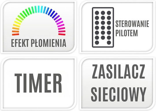 Mondex Стъклен фенер 50x23 см.