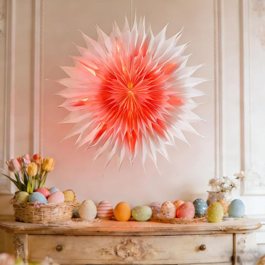Star Tree Luminos Stea de Crăciun Impermeabilă cu Lumină LED din Plastic Alb Cald 45x45cm