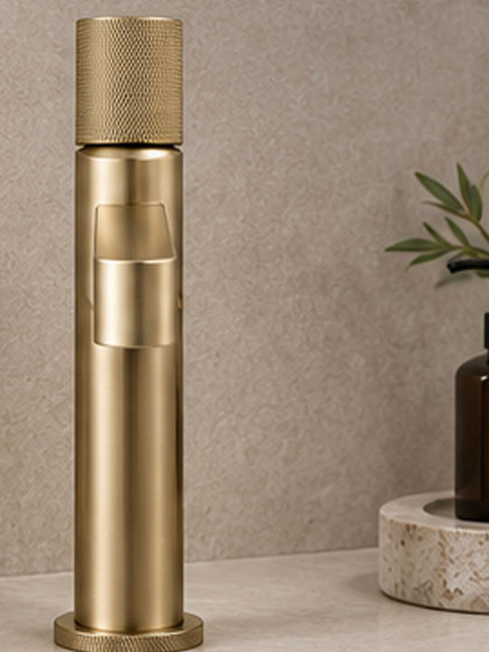 Naron Retro Waschbeckenarmatur Gold