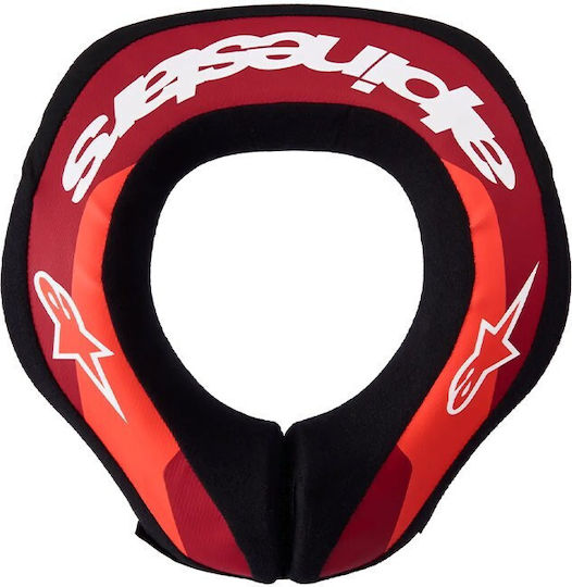 Alpinestars Sequence Guler de Protecție pentru Gât Motocross pentru Copii Roșu/Alb