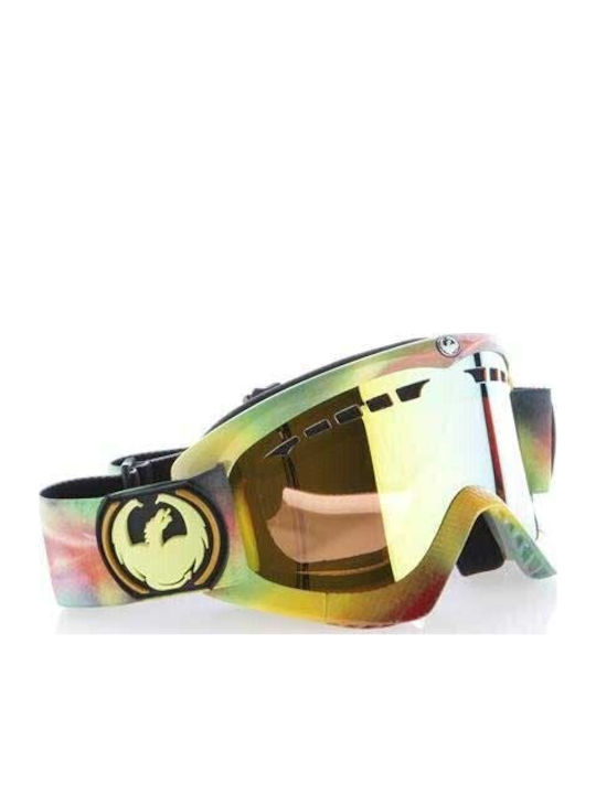 Adult Ski & Snowboard Goggles Multicolour with Multicolour Lens
