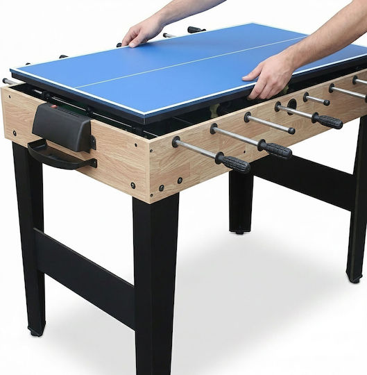 Relaxdays Επιδαπέδιο Air Hockey Πολλαπλών Παιχνιδιών Ξύλινο