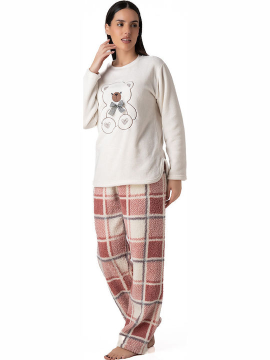 Rachel Set de Pijamale de Iarnă pentru Femei Albastru