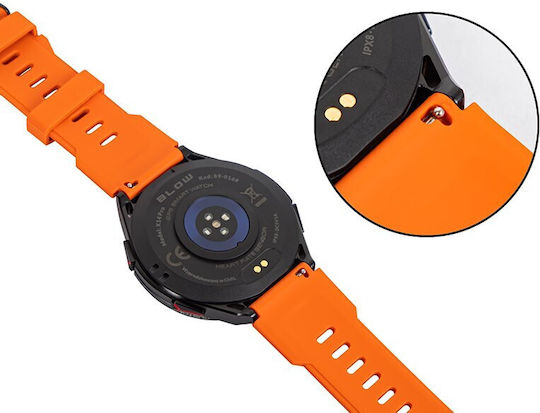 Blow X14 Pro Smartwatch cu monitorizarea ritmului cardiac (Negru)