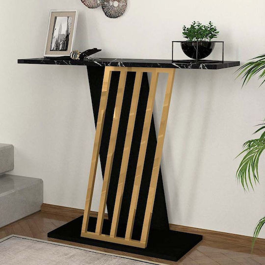 Console Table Black GP042-0135.1 L90xW29.6xH76.8cm