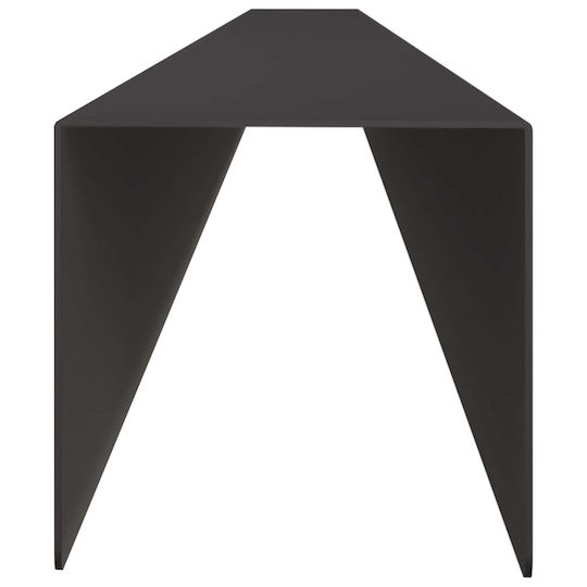 Garden Edging Profiles 20 Pcs 100 x 5 x 5 cm Steel Black 8012992 Black