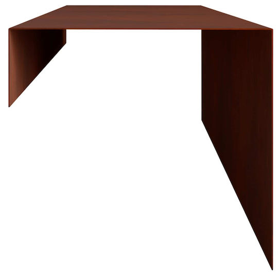 Garden Border Edging 2 Pcs 100 x 20 x 15 cm 8012988 Rusted