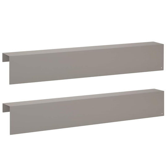 Garden Border Profiles 2 Pcs 100 x 10 x 15 cm 8012918 Rusty