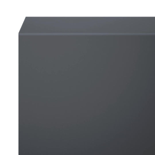 Garden Fence Cover Profiles 20 Pcs 100 x 5 x 5 cm Steel Anthracite 8012998 Anthracite
