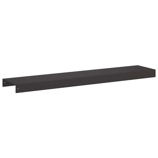 Garden Edging Profiles 10 Pcs 100 x 20 x 5 cm Steel Black 8012921 Black