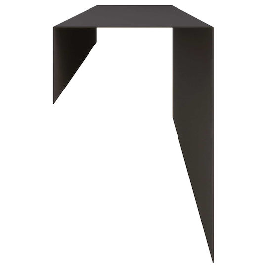 Garden Edging Profile 10 Pcs 100 X 10 X 15 Cm Steel Black 8012907 Black