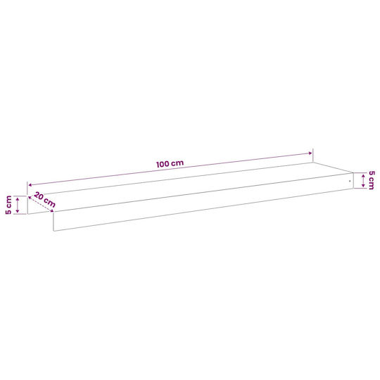 Garden Edging Profiles 10 Pcs 100 x 20 x 5 cm Steel White 8012923 White