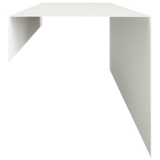 Garden Cover Profiles 10 Pcs 100 x 15 x 15 cm Steel White 8012965 White