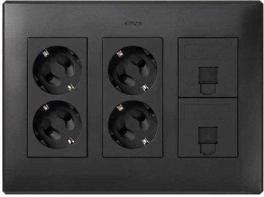Kontakt-Simon Unterputz-Elektrodose IP40 2 Stück