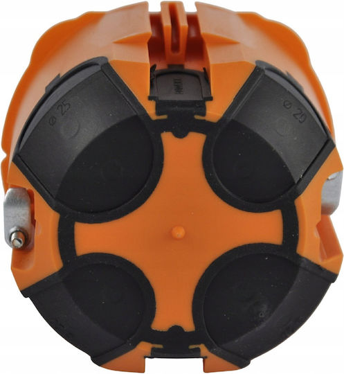 PAWBOL Recessed Electrical Junction Box IP30 in Orange