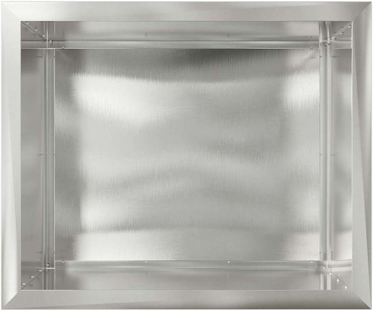 vidaXL Metal Planter Box Silver 50x60x48 cm