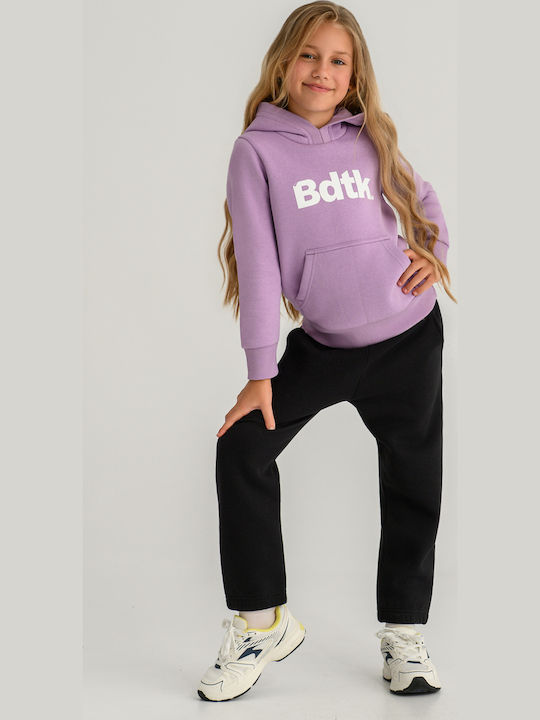 BodyTalk Kids Hoodie with Pockets Purple