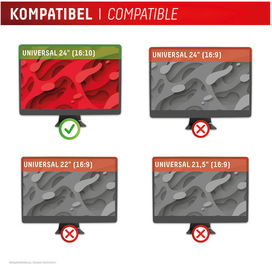 Displex Filtru Pentru Ecranul Calculatorului 02087 Confidențialitate 24" 16:10